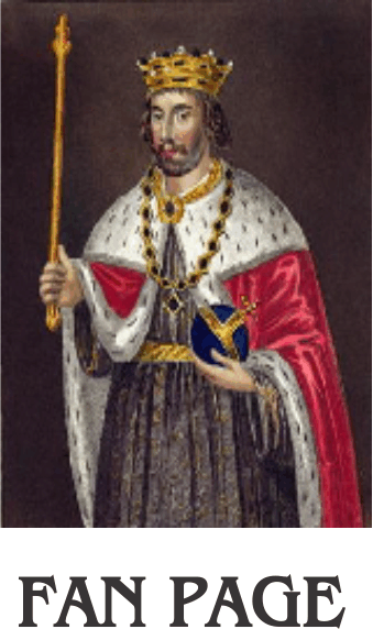 A painting of a royal king will take you to the fan page