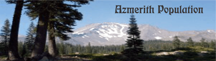 A banner with a mountain for the Azmerith Fauna page two